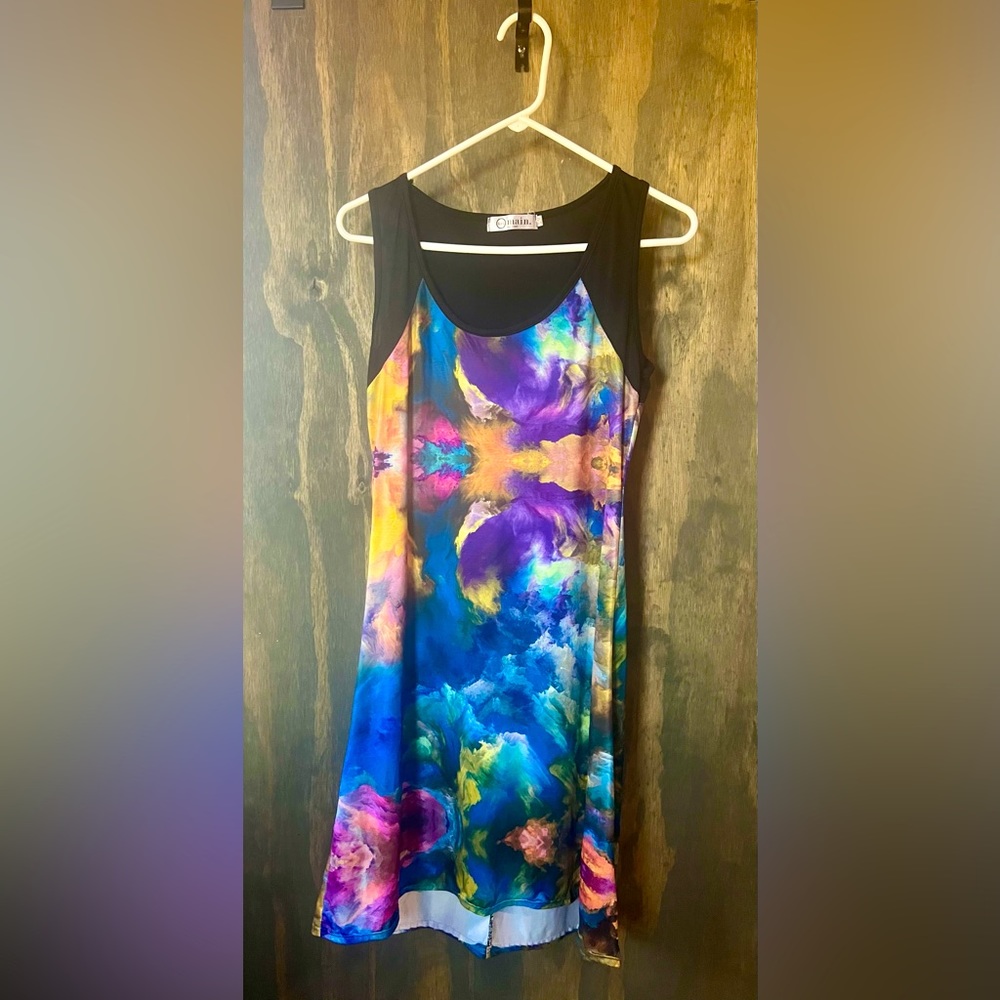 Ladies Multi Print Polyester/ Spandex Sundress